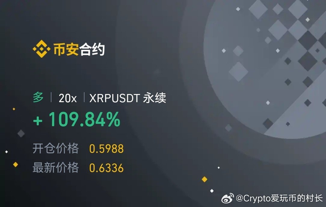 關于巨額XRP轉移至幣安交易所背后的故事